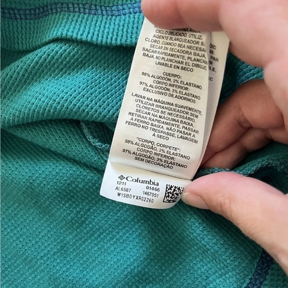 Columbia hooded waffle knit long sleeve - Picture 9 of 11